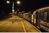 In the darkness of November 12, 37419 waits to leave Great Yarmouth with the 1817 to Norwich. On the rear is 37405.