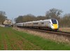 800001 leads 800002 through Uffington, near Peterborough, on April 11, with the 0836 Old Dalby-North Pole. PETER FOSTER.