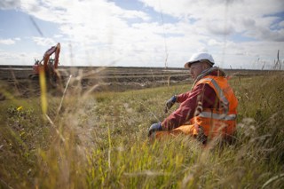 Crossrail - Wallasea Island Nature Reserve in progress