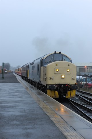 37674's first passenger train
