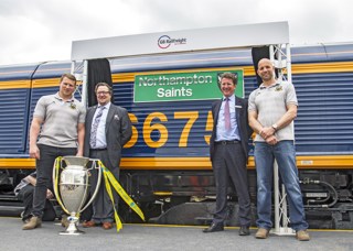 GB Railfreight names Class 66 after Northampton Saints