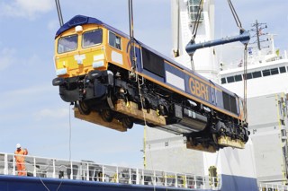GBRf welcomes the first five of 21 new '66s' onto UK soil