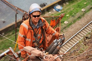 Industrial abseiler - Ben Newson