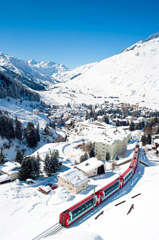 The Alpine topography presents challenges for Swiss Federal Railways. ALAMY. 