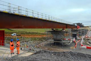 HS2 view from the northern bridge abutment at Wendover Dean