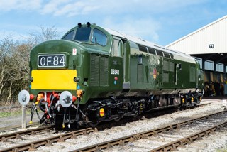 Fresh from its rebuild, Class 37 D6948 (37248) stands at Toddington on April 10. GROWLER GROUP.