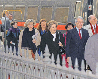 John Major at Darlington 1997