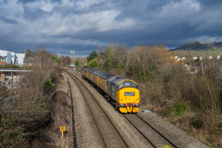 Class 37 employed on Network Rail monitoring duties after return to traffic