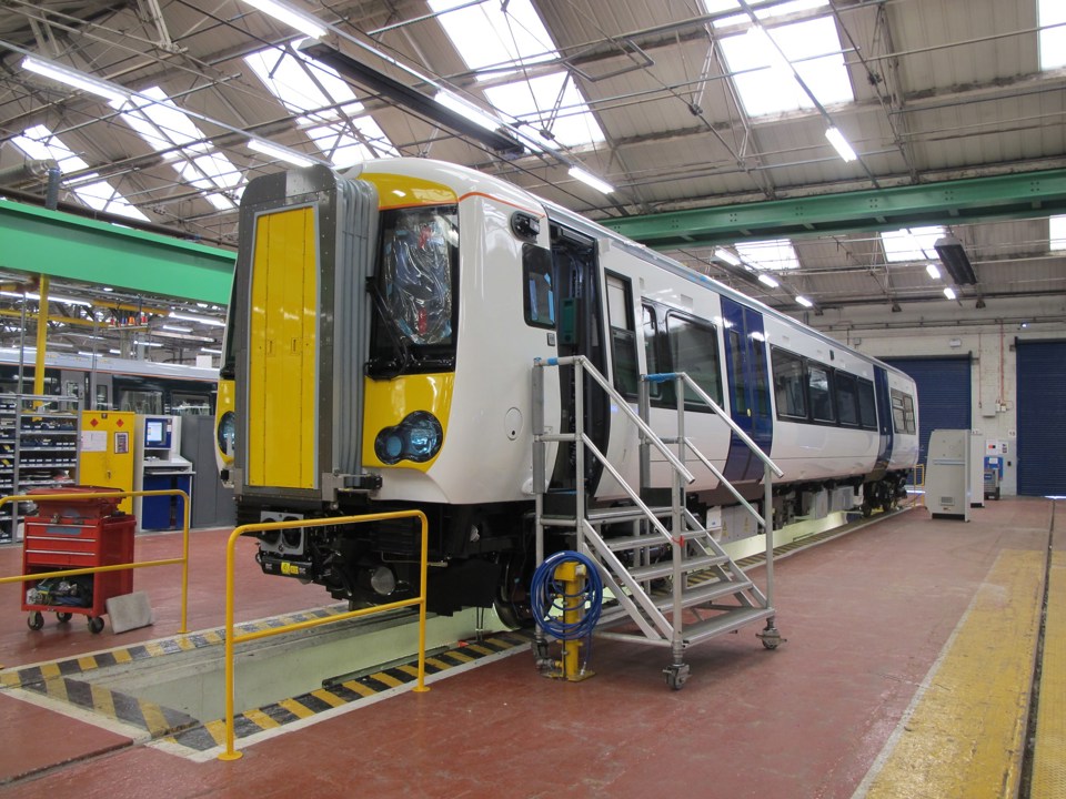A c2c Class 387 under construction. C2C.