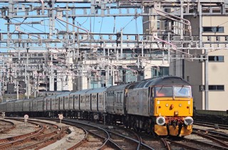 Rail Operations Group ‘47’ modified for haulage work