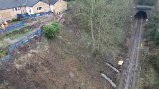 Baildon landslip: line ‘could re-open mid-March’ (gallery)