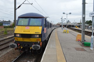 90034 stands at Norwich on August 5 2015. RICHARD CLINNICK.