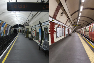 Archway and Chalk Farm platforms