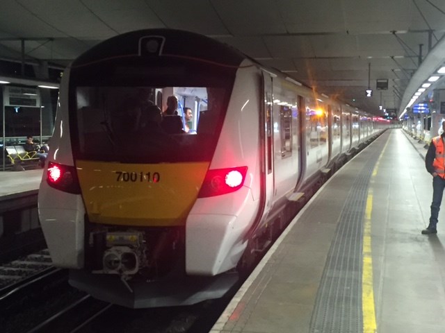 GTR 700110 at London Blackfriars. NETWORK RAIL.
