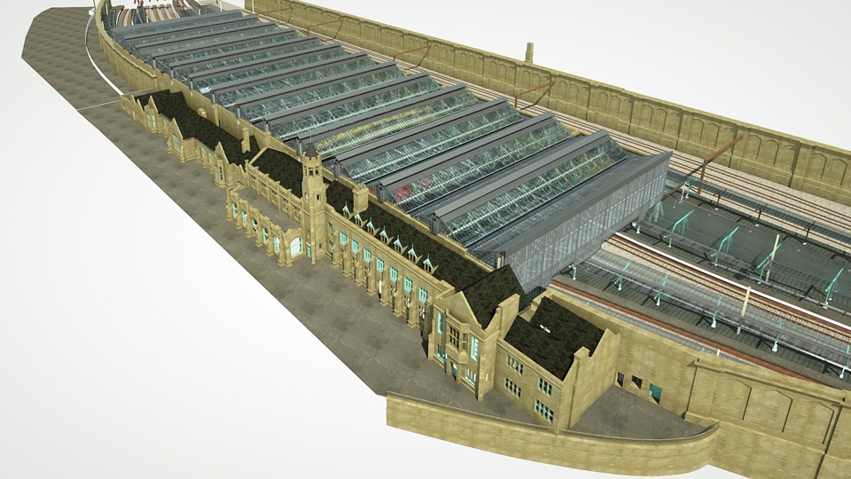 An artist's impression of Carlisle station. NETWORK RAIL.