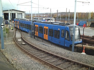 Sheffield tram-train arrives 