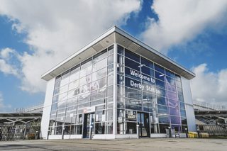 Derby station UK rail supply chain
