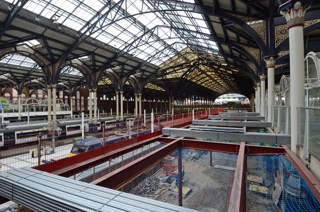 An overview of London Liverpool Street's redevelopment on November 20. 