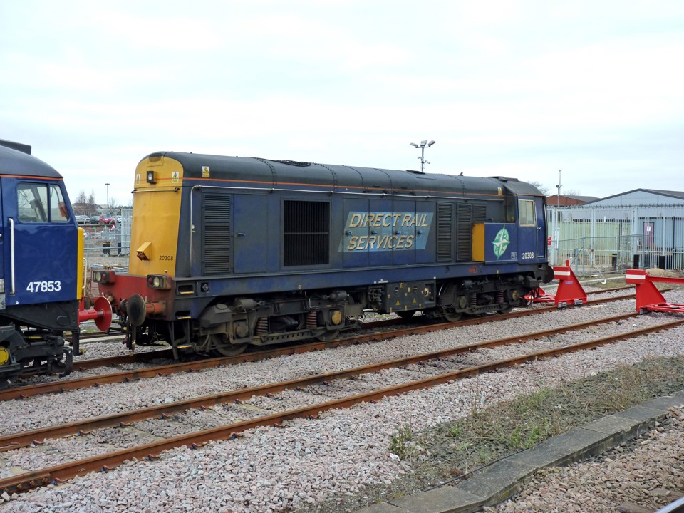 DRS 20308 at York on February 20 2013. RICHARD CLINNICK.