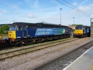 DRS 47805 at Norwich on June 24. RICHARD CLINNICK.