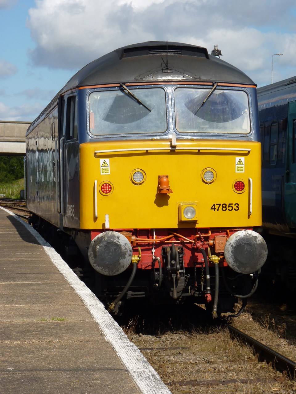 47853 at Great Yarmouth on August 23 2014. RICHARD CLINNICK.
