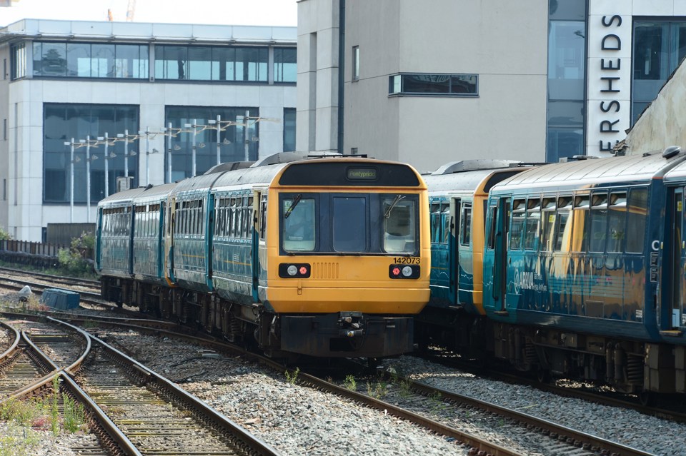 Pacers at Cardiff Central. PAUL BIGLAND/RAIL.
