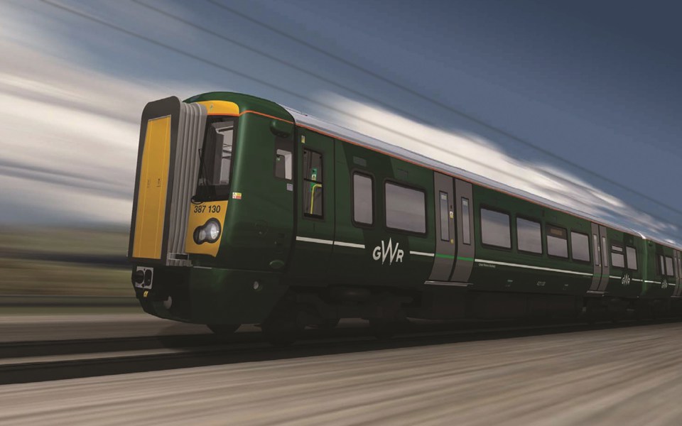 An artist's impression of a GWR Class 387. GWR.