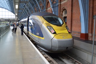 Eurostar 374020 at St Pancras International on June 3. RICHARD CLINNICK.