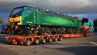 Second Stadler Class 93 tri-mode arrives from Spain for ROG