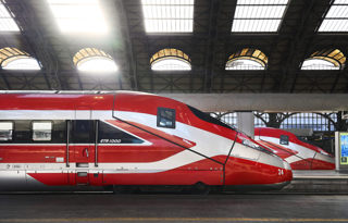 Trenitalia Frecciarossa ETR 1000 train. FS ITALIANE GROUP.