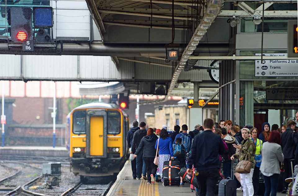 A Northern Class 155 arrives at Sheffield. PAUL BIGAND/RAIL.