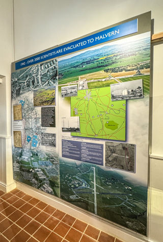 Great Malvern history panel