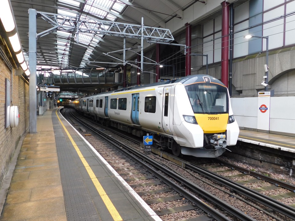 GTR 700041 at Farringdon on January 12. RICHARD CLINNICK.