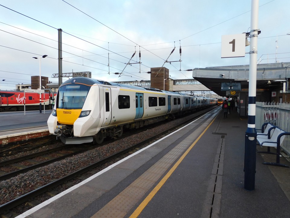 GTR 700052 at Peterborough on March 5. RICHARD CLINNICK.