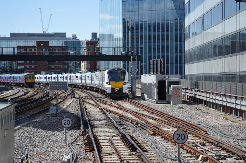 GTR 700109 at Blackfriars on May 24. RICHARD CLINNICK.
