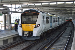 GTR 700109 at Blackfriars on May 24. RICHARD CLINNICK.