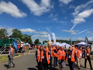 Visitors to first day of Rail Live. Pic: RAIL