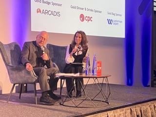 Rail Minister Lord Hendy at the RIA conference 2024. RAIL