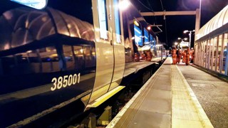 VIDEO: New ScotRail Class 385 runs from Edinburgh to Glasgow Queen Street