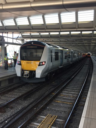 GTR 700109 at Blackfriars on May 24. RICHARD CLINNICK.