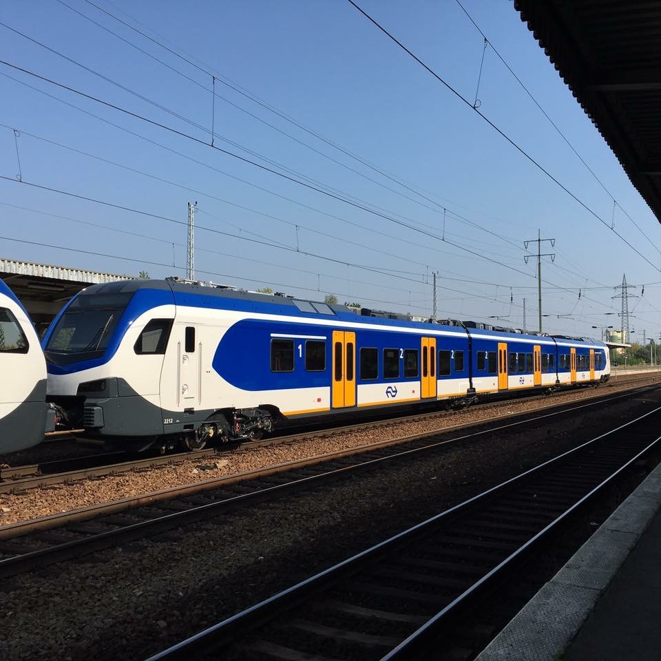 A FLIRT being delivered to Holland. HOWARD LEWSEY.