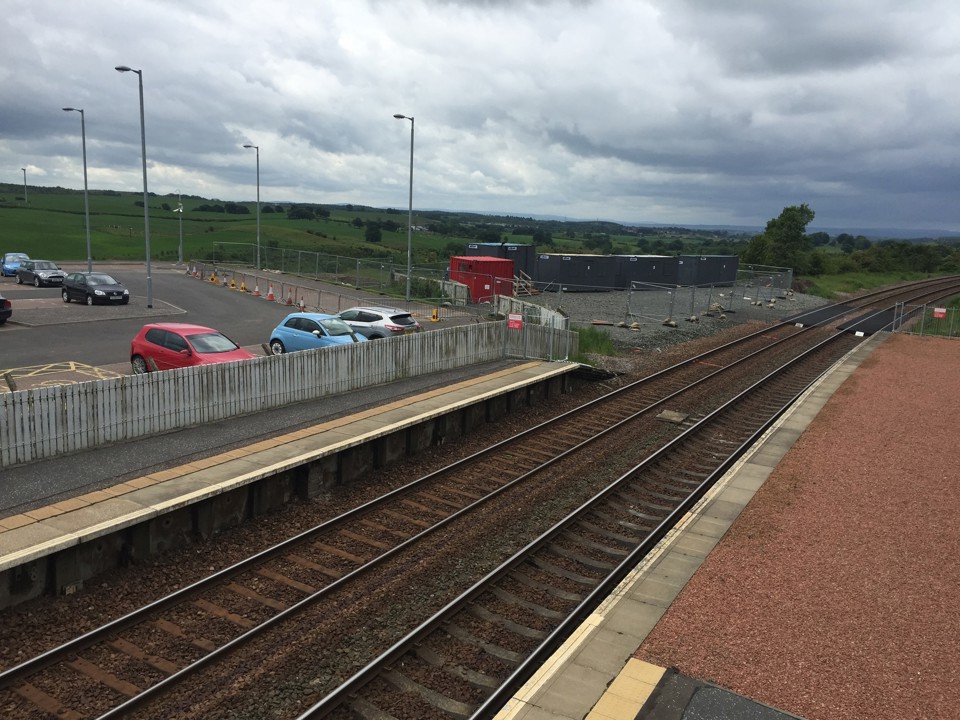 Shotts station. NETWORK RAIL.