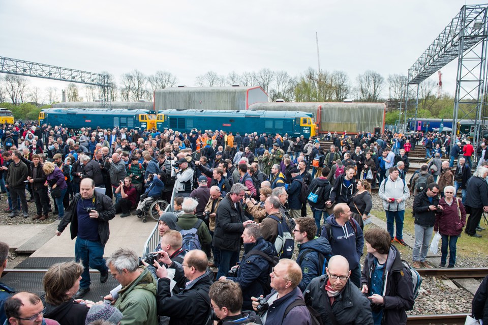Crowds at St Philips Marsh open day on May 2. JACK BOSKETT.