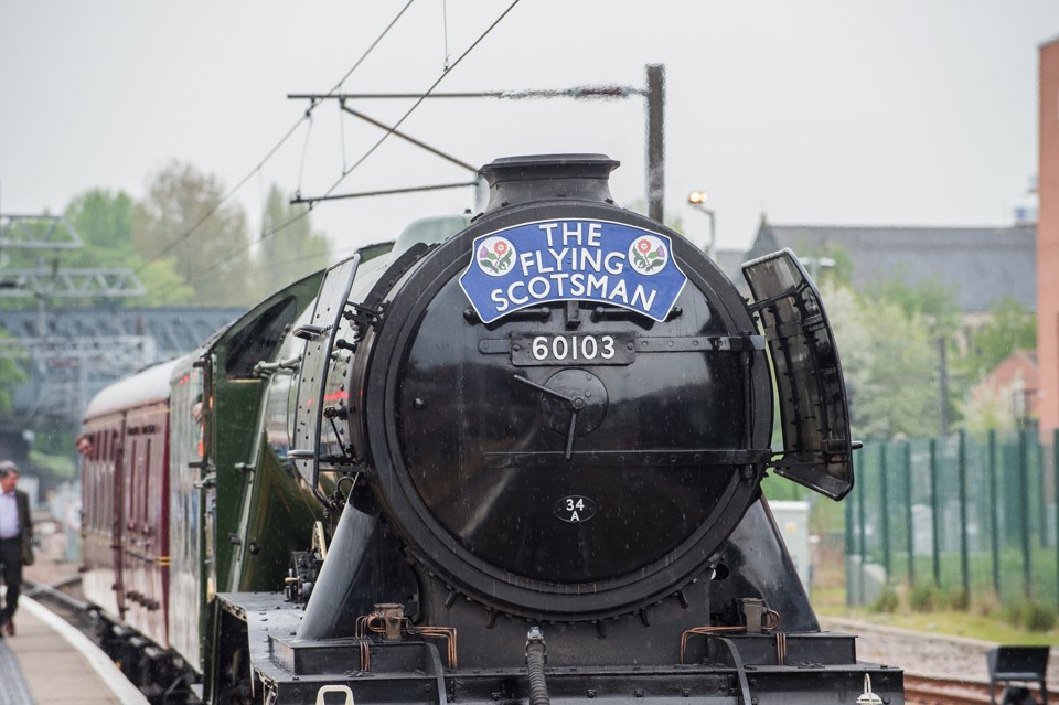 60103 Flying Scotsman at York on May 10. JACK BOSKETT.