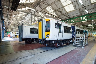 A c2c Class 387 under construction. JACK BOSKETT.