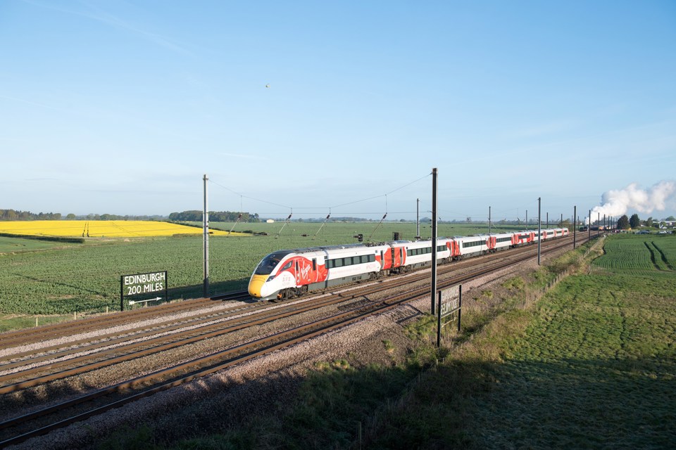 VTEC 800101 on the ECML. JACK BOSKETT/RAIL.