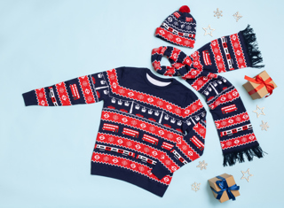 Christmas London Transport Museum knitwear