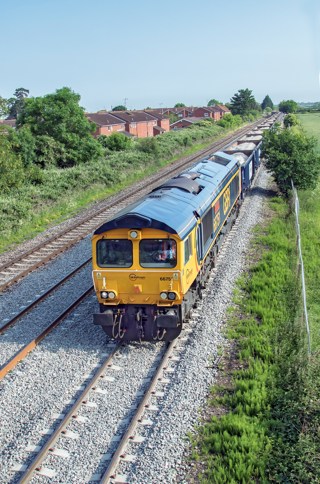 GBRf 66751 at Northway on June 16. JOHN STRETTON.