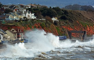 A Great Western High Speed Train passes Dawlish on April 10. MARK PIKE.