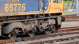 Freight train derails after passing signal set at danger